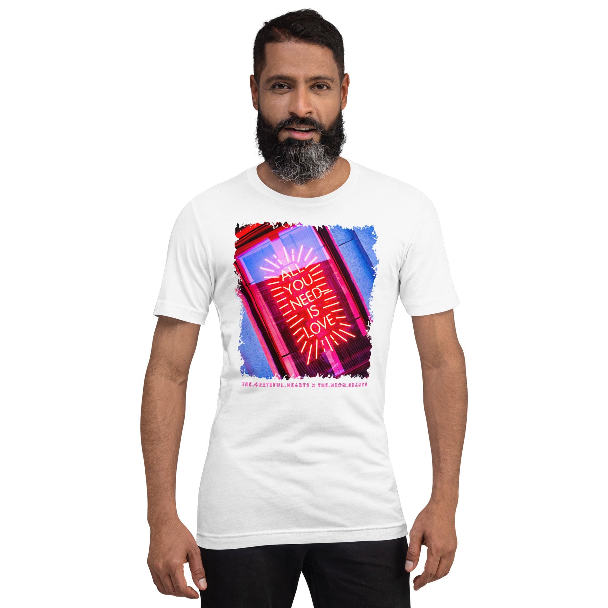 All you need is Love ❤️ - Unisex Crew Neck t-shirt (Available in Various Colors 💖💙💜) - The Grateful Hearts