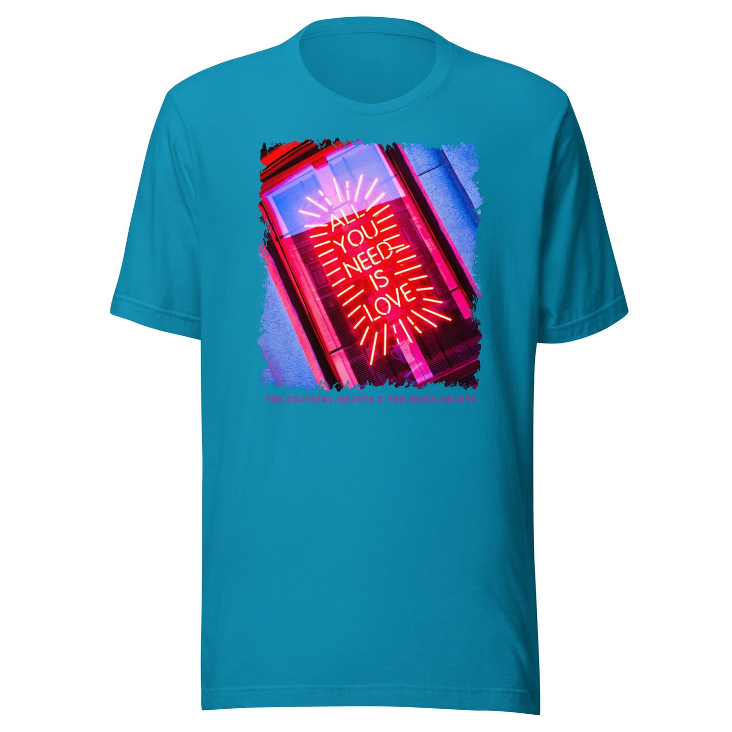 All you need is Love ❤️ - Unisex Crew Neck t-shirt (Available in Various Colors 💖💙💜) - The Grateful Hearts