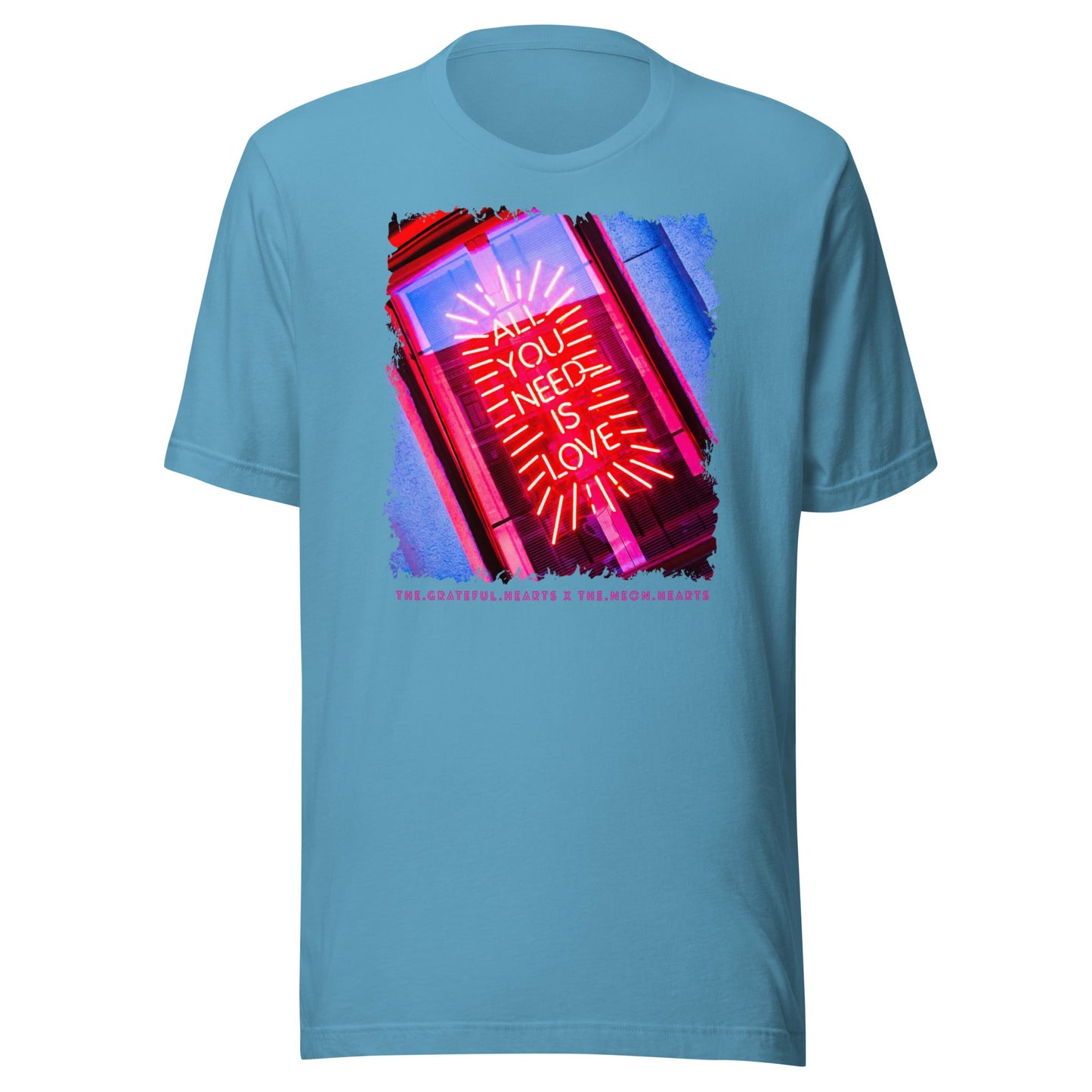 All you need is Love ❤️ - Unisex Crew Neck t-shirt (Available in Various Colors 💖💙💜) - The Grateful Hearts