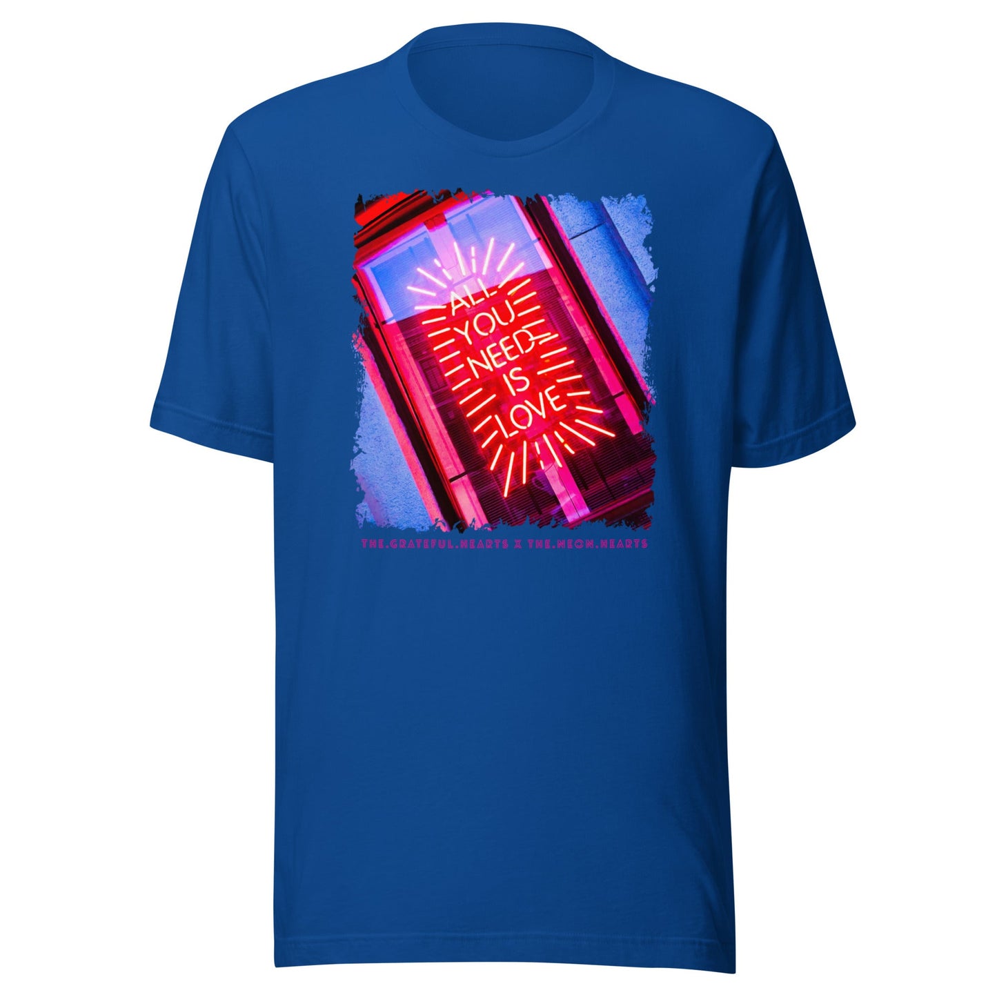 All you need is Love ❤️ - Unisex Crew Neck t-shirt (Available in Various Colors 💖💙💜) - The Grateful Hearts