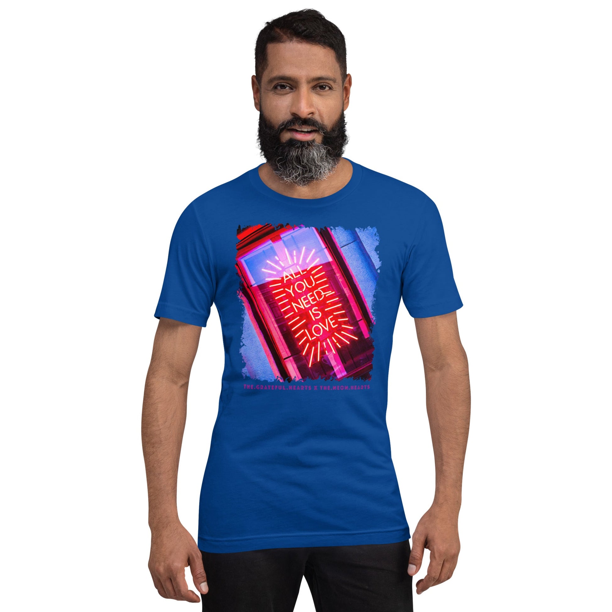All you need is Love ❤️ - Unisex Crew Neck t-shirt (Available in Various Colors 💖💙💜) - The Grateful Hearts