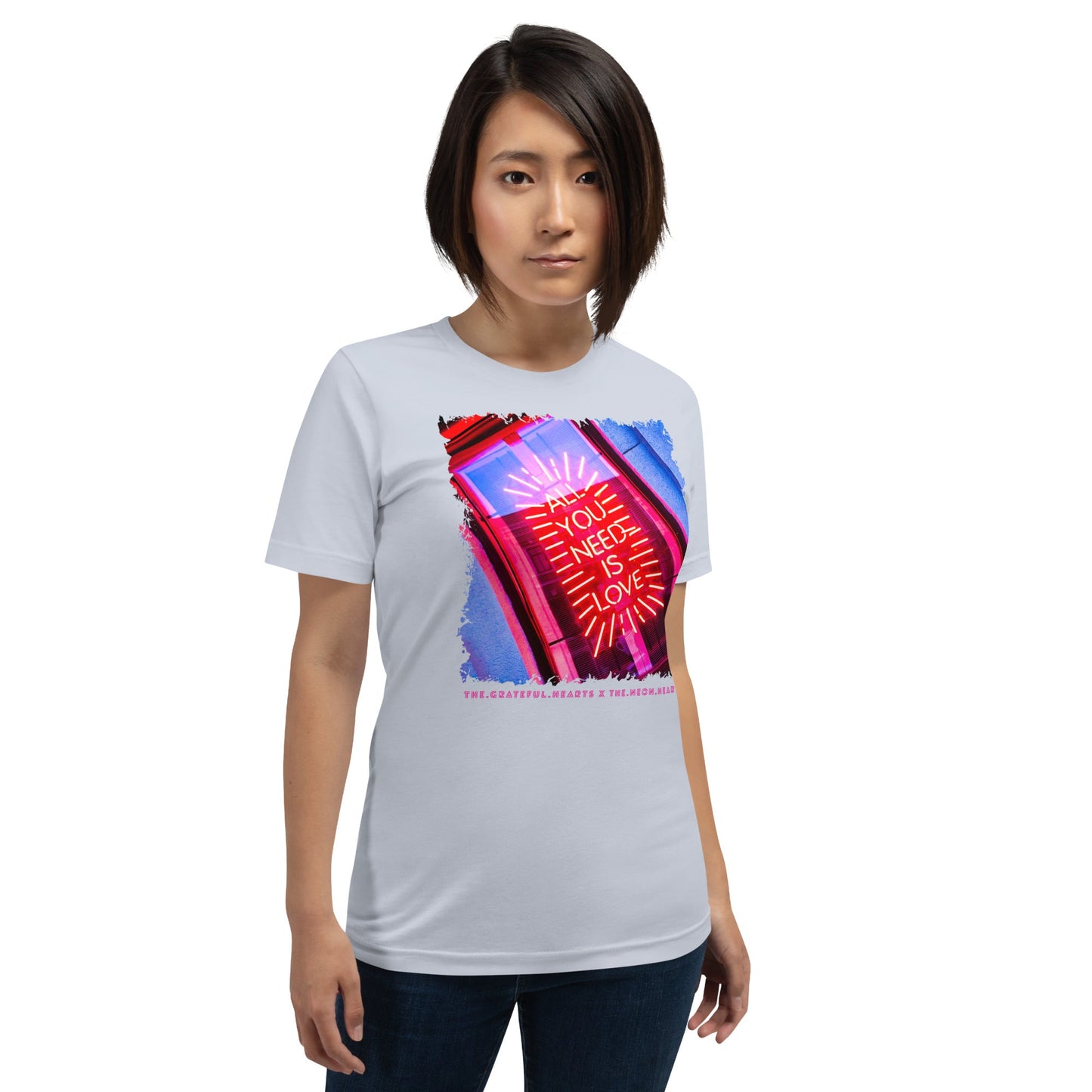 All you need is Love ❤️ - Unisex Crew Neck t-shirt (Available in Various Colors 💖💙💜) - The Grateful Hearts