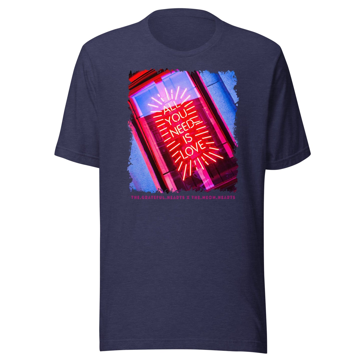 All you need is Love ❤️ - Unisex Crew Neck t-shirt (Available in Various Colors 💖💙💜) - The Grateful Hearts