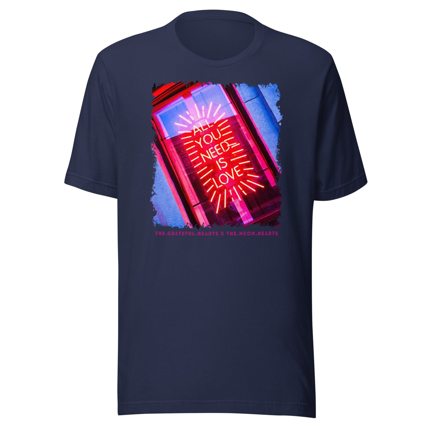 All you need is Love ❤️ - Unisex Crew Neck t-shirt (Available in Various Colors 💖💙💜) - The Grateful Hearts