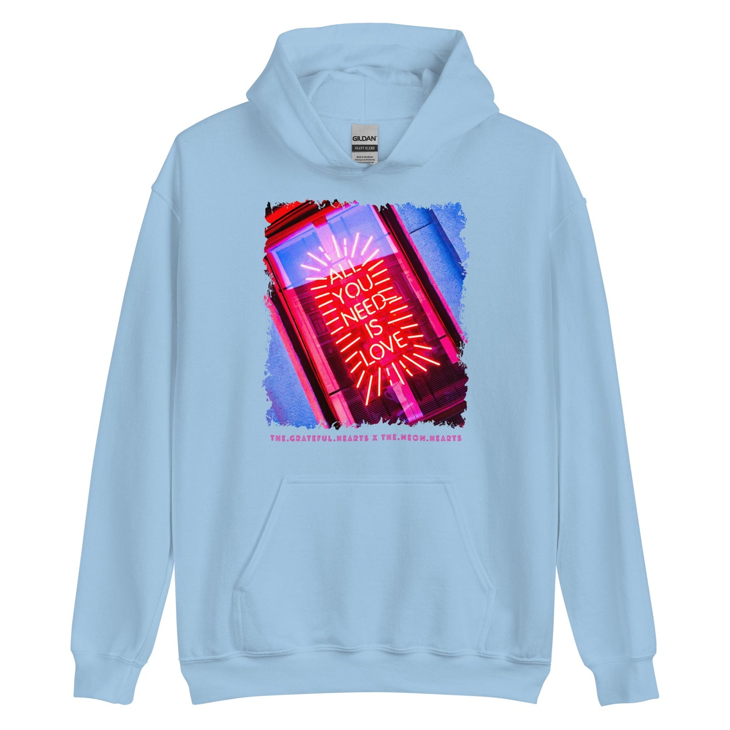 All you need is Love ❤️ - Unisex Heavy Blend Hoodie (Available in Various Colors 💖💙💜) - The Grateful Hearts