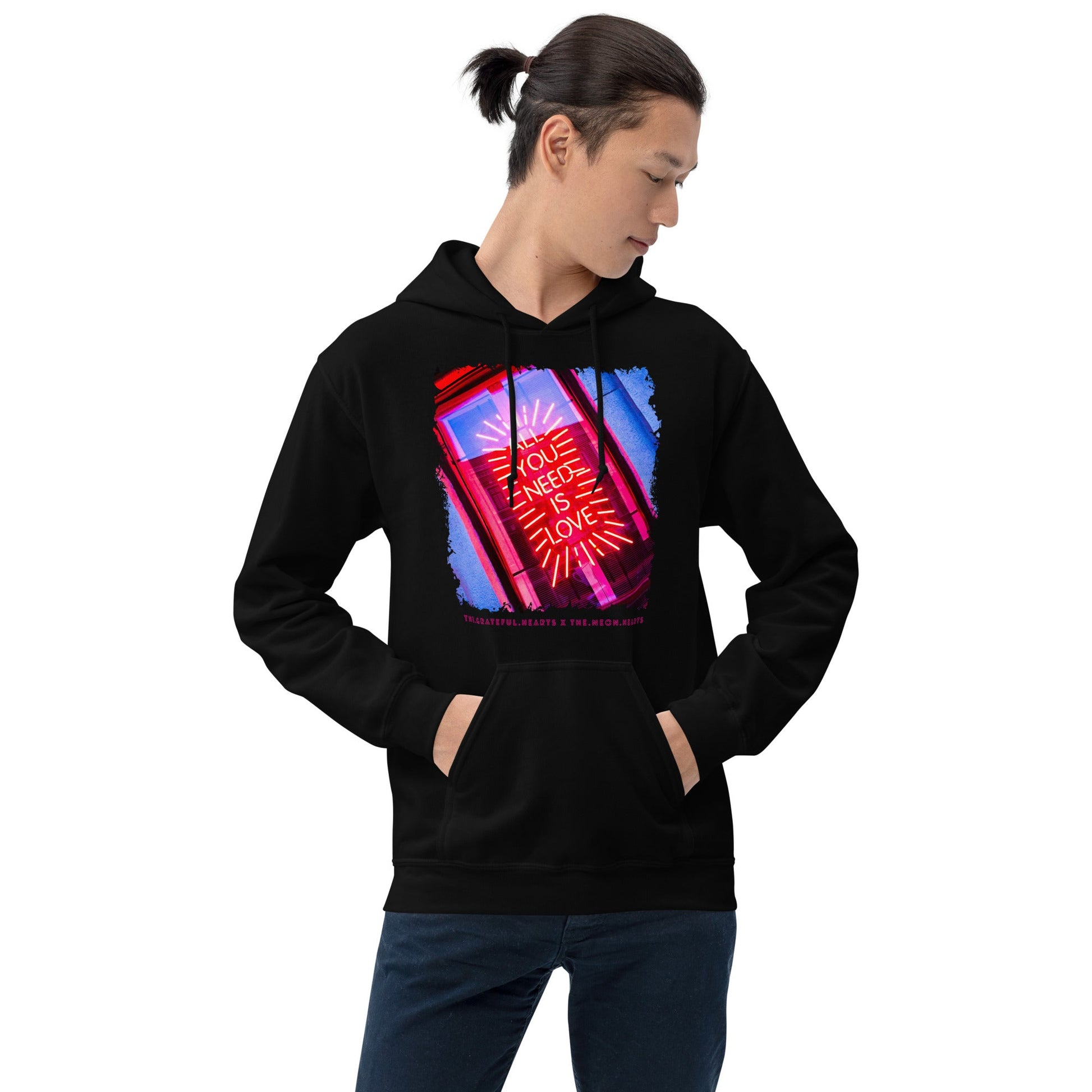 All you need is Love ❤️ - Unisex Heavy Blend Hoodie (Available in Various Colors 💖💙💜) - The Grateful Hearts