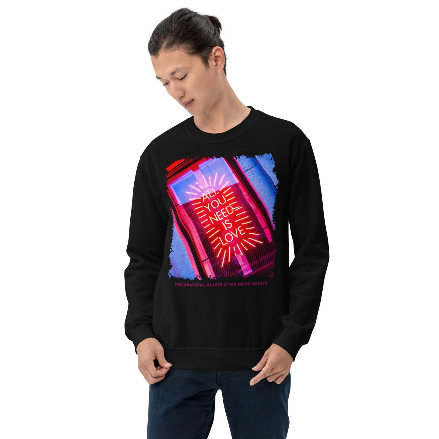 All you need is Love ❤️ - Unisex Sweatshirt (Available in Various Colors 💖💙💜) - The Grateful Hearts