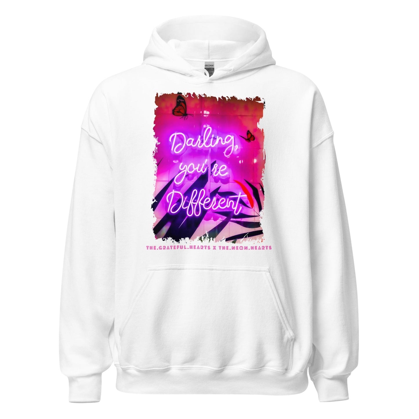 Darling You're Different ❤️ - Unisex Heavy Blend Hoodie (Available in Various Colors 💖💙💜) - The Grateful Hearts
