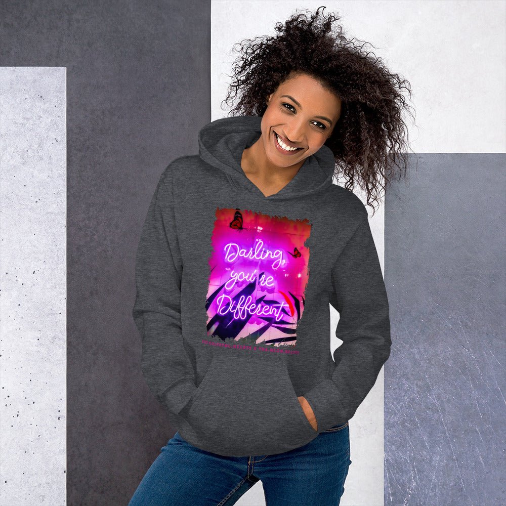 Darling You're Different ❤️ - Unisex Heavy Blend Hoodie (Available in Various Colors 💖💙💜) - The Grateful Hearts