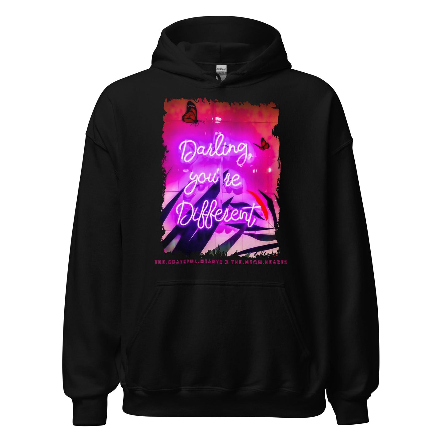 Darling You're Different ❤️ - Unisex Heavy Blend Hoodie (Available in Various Colors 💖💙💜) - The Grateful Hearts