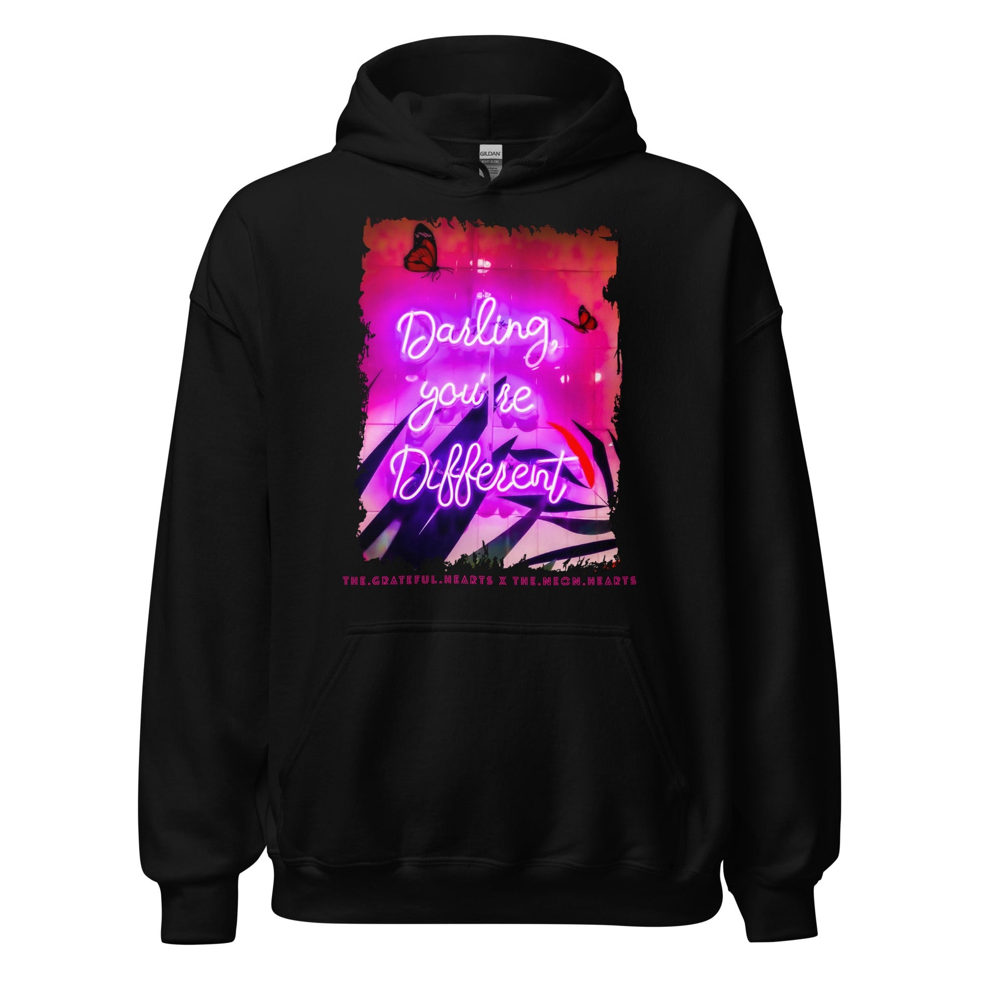 Darling You're Different ❤️ - Unisex Heavy Blend Hoodie (Available in Various Colors 💖💙💜) - The Grateful Hearts