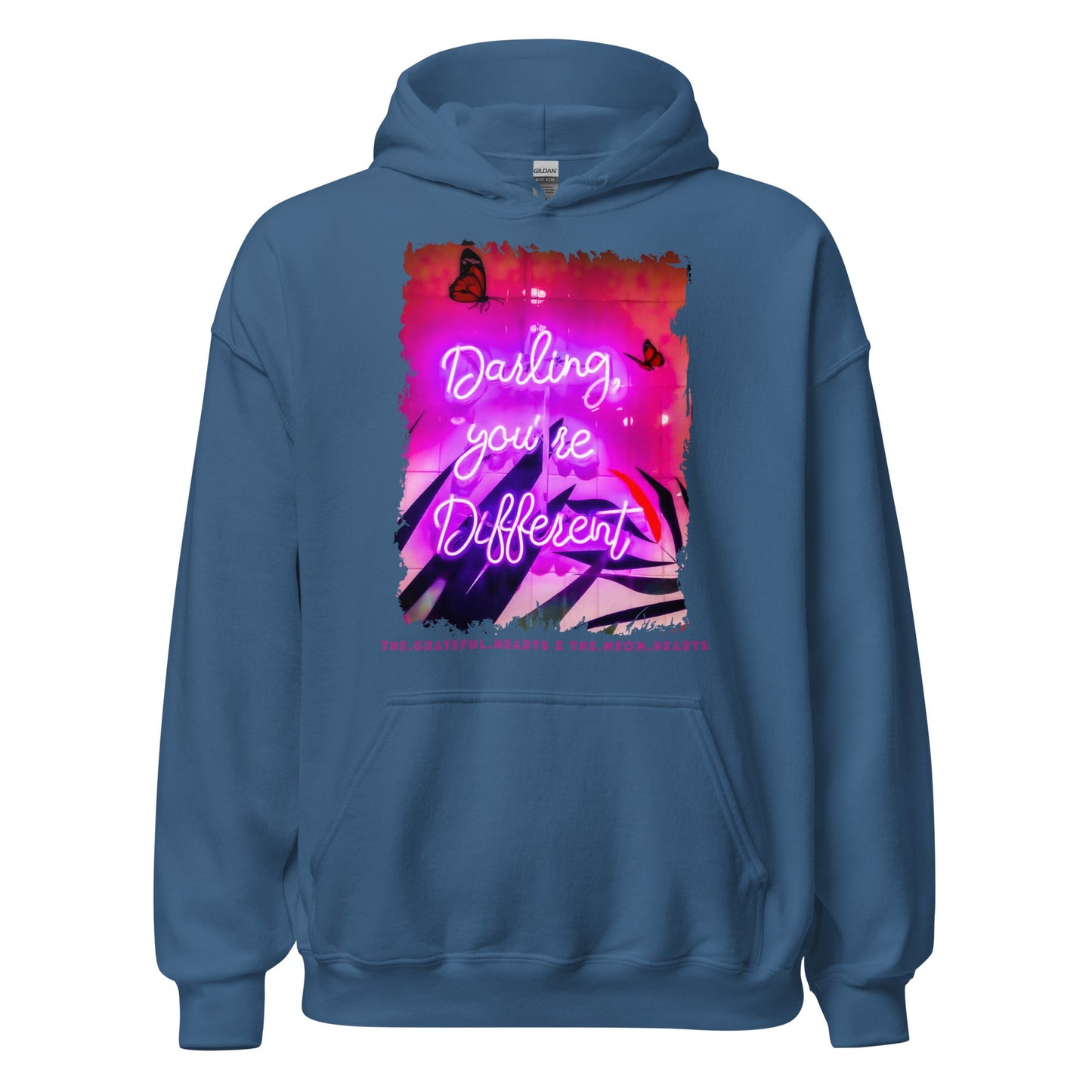Darling You're Different ❤️ - Unisex Heavy Blend Hoodie (Available in Various Colors 💖💙💜) - The Grateful Hearts