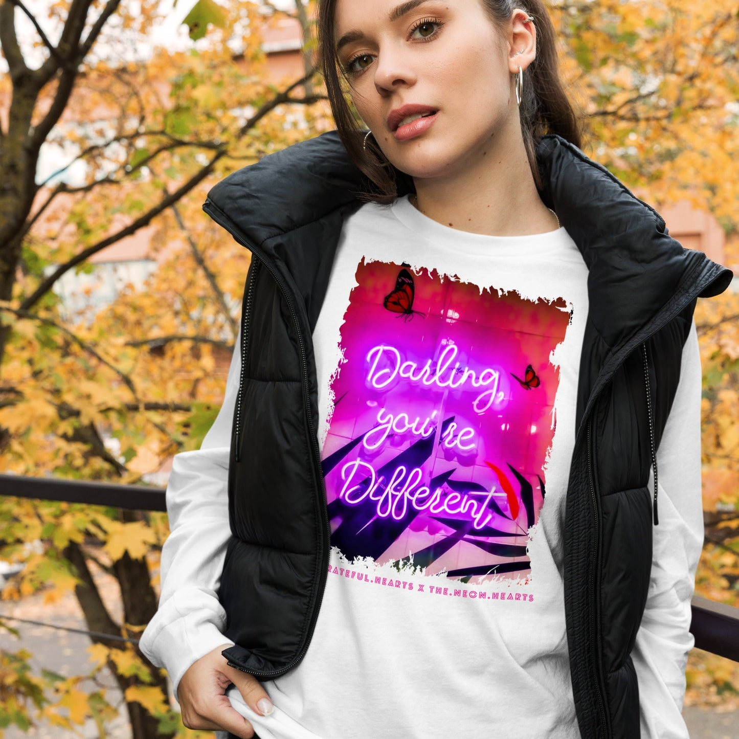 Darling You're Different ❤️ - Unisex Long Sleeve t-shirt (Available in Various Colors 💖💙💜) - The Grateful Hearts