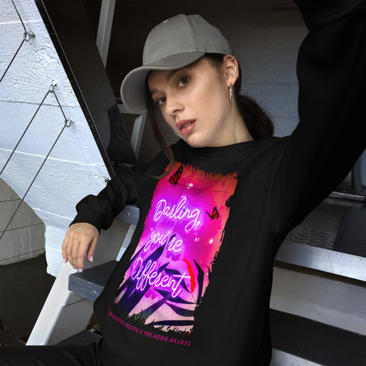 Darling You're Different ❤️ - Unisex Sweatshirt (Available in Various Colors 💖💙💜) - The Grateful Hearts