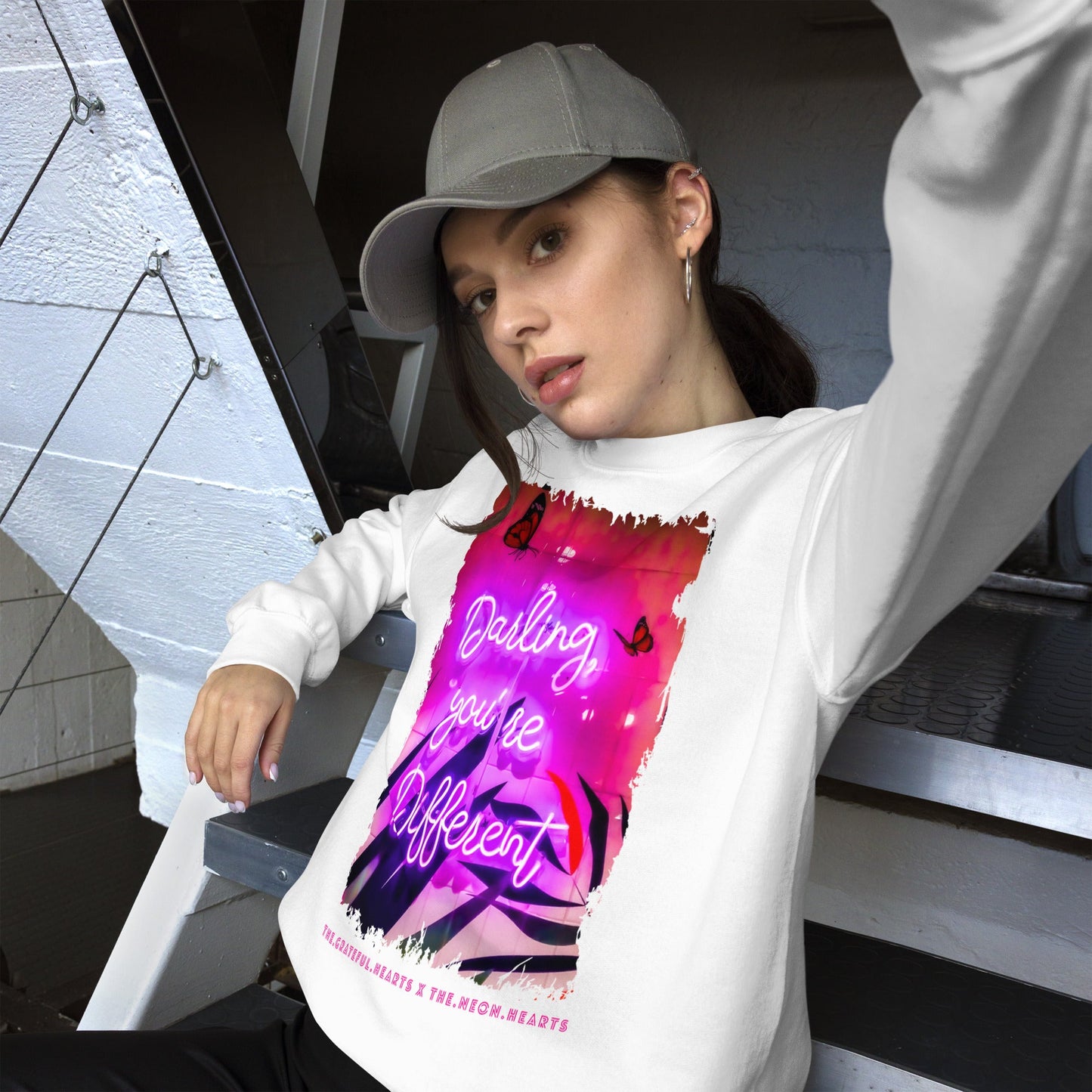 Darling You're Different ❤️ - Unisex Sweatshirt (Available in Various Colors 💖💙💜) - The Grateful Hearts