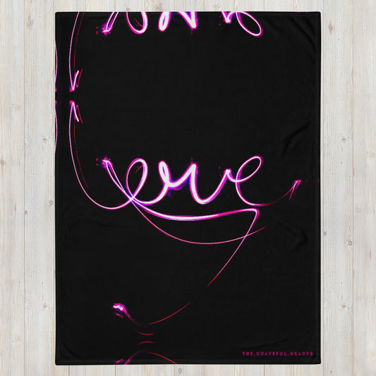 Ephemeral Love Throw Blanket - The Grateful Hearts