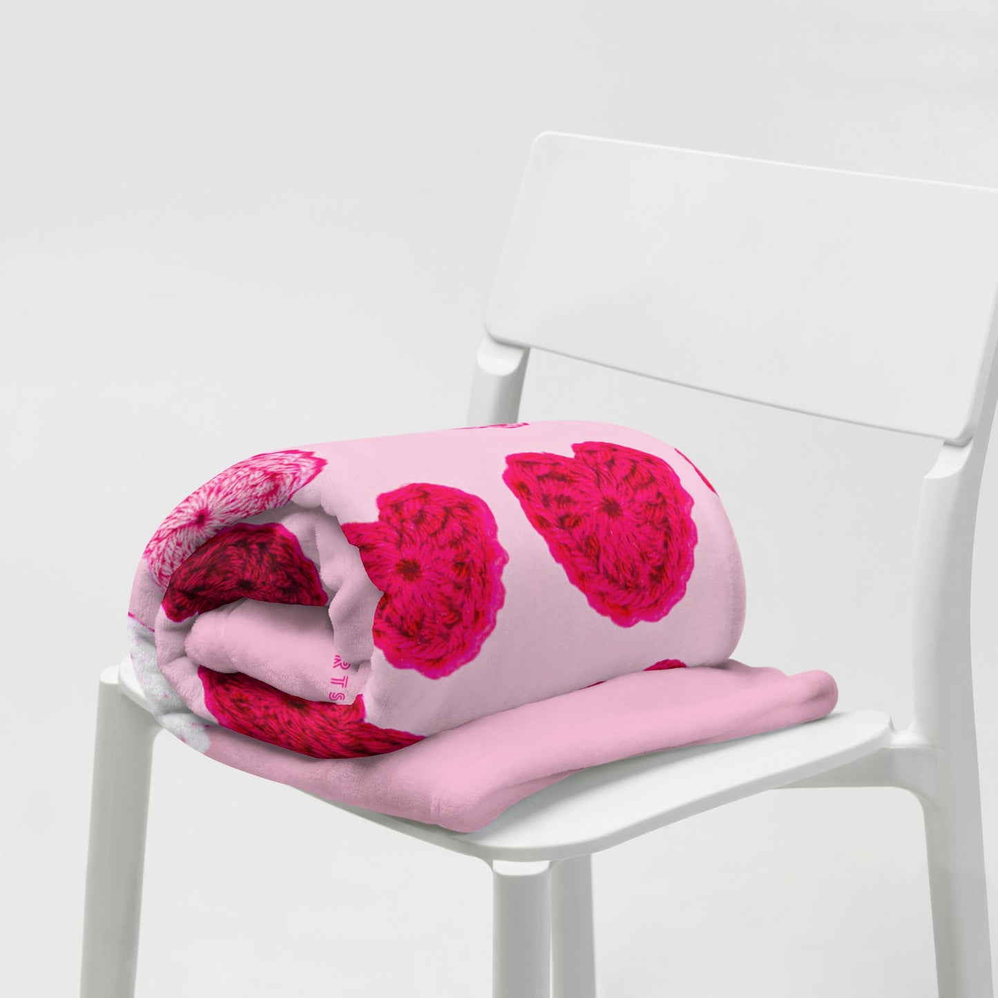 Fabric Hearts ❤️ Throw Blanket - The Grateful Hearts