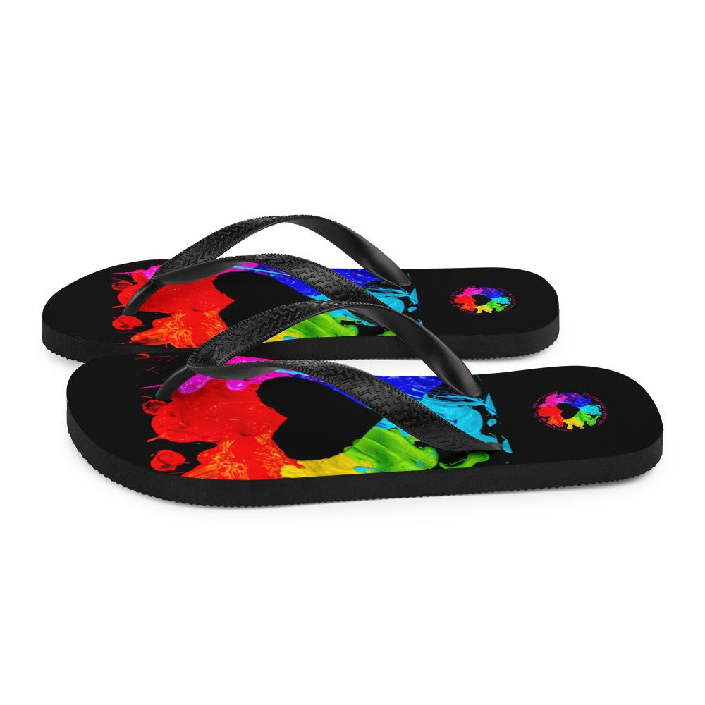 Heart Splash Flip-Flops - The Grateful Hearts