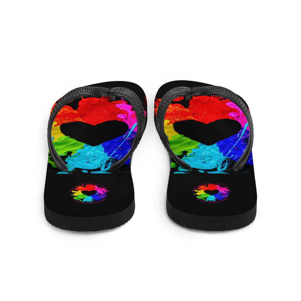 Heart Splash Flip-Flops - The Grateful Hearts