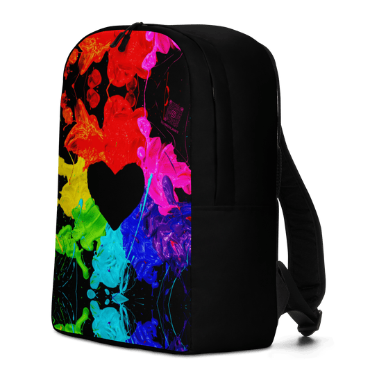Heart Splash Minimalist Backpack - The Grateful Hearts
