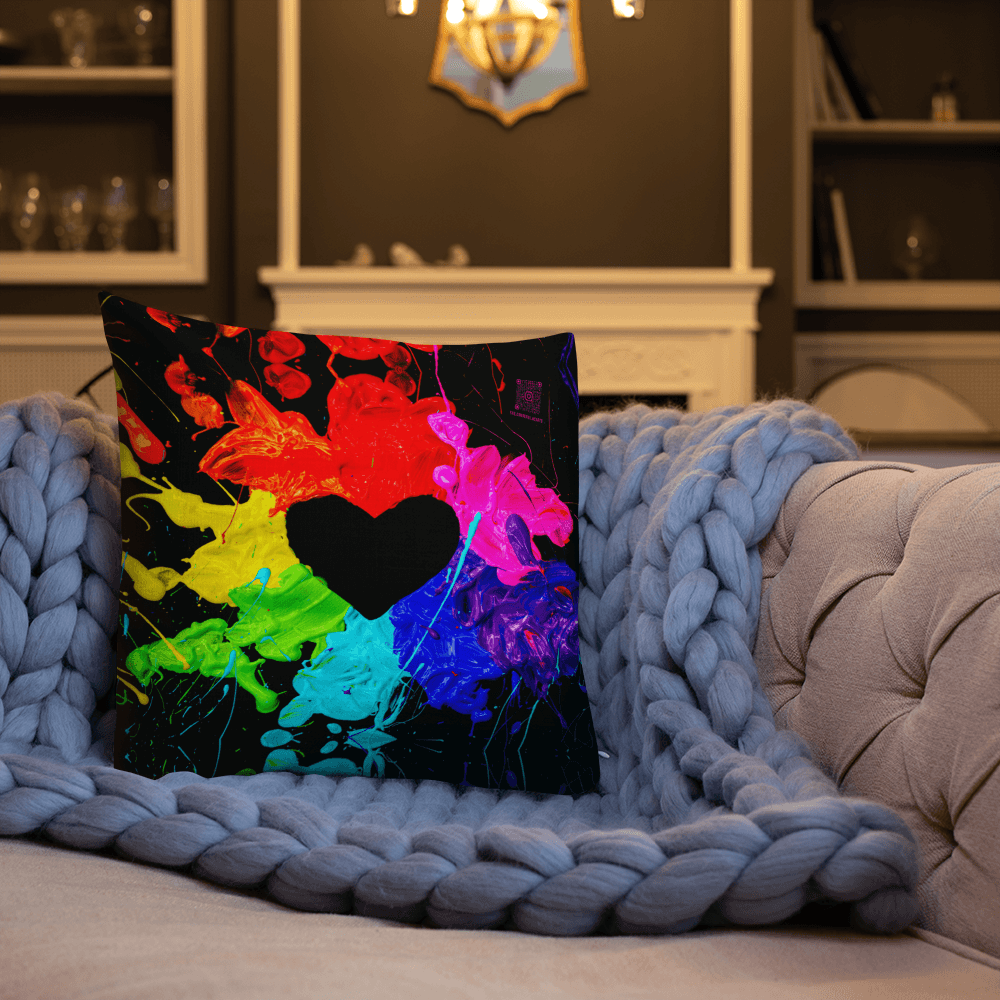 Heart Splash Premium Pillows ❤️ - The Grateful Hearts