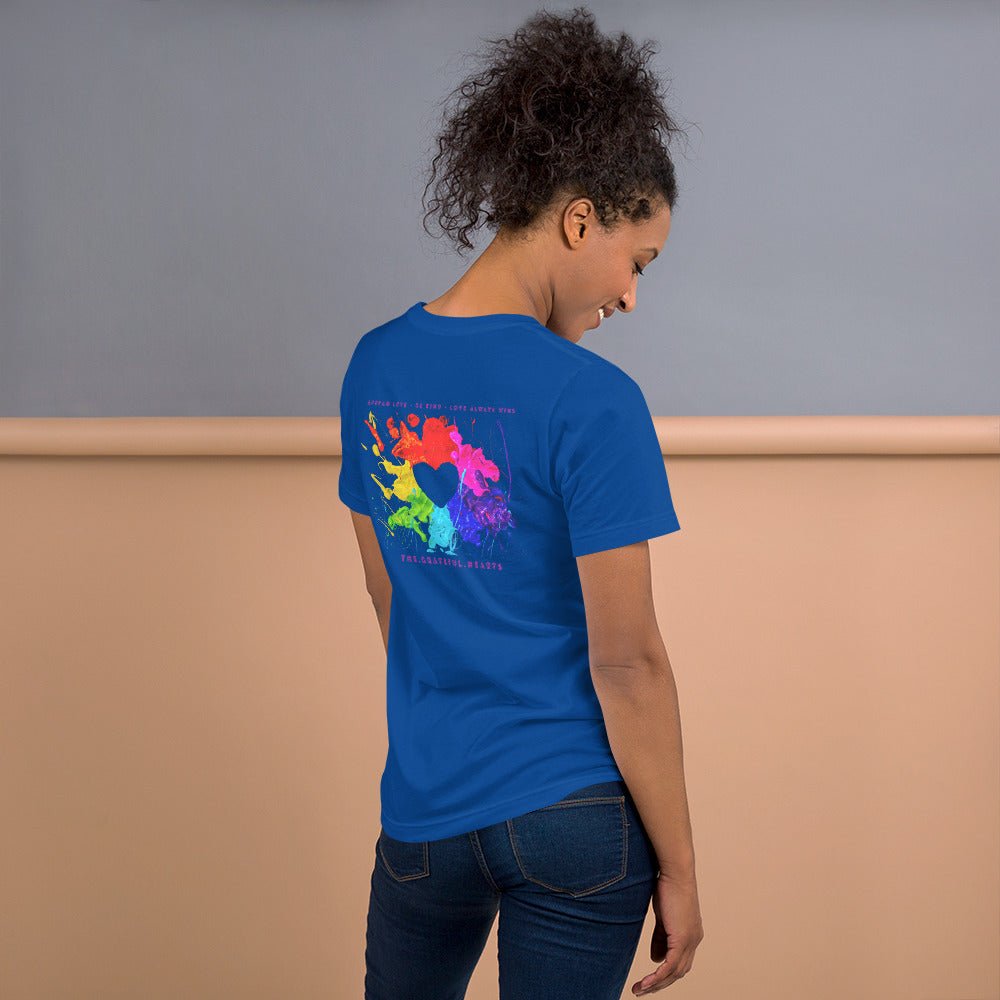 Heart Splash Unisex t-shirt - The Grateful Hearts