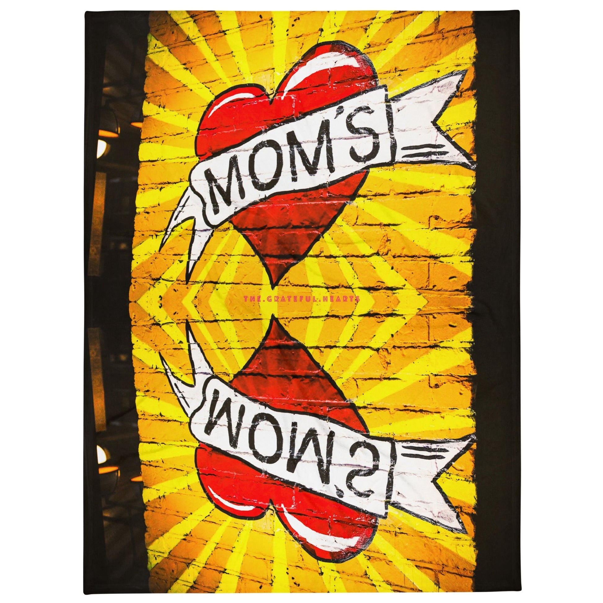 I ❤️ Mom Throw Blanket - The Grateful Hearts