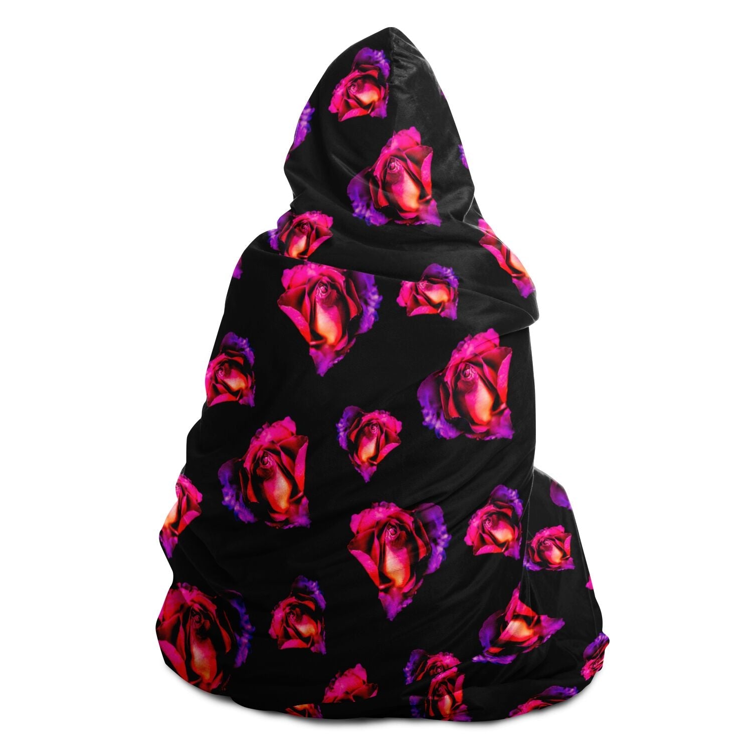 Kiss From A Rose Hooded Blanket (Available in Premium Sherpa & Micro Fleece) - The Grateful Hearts