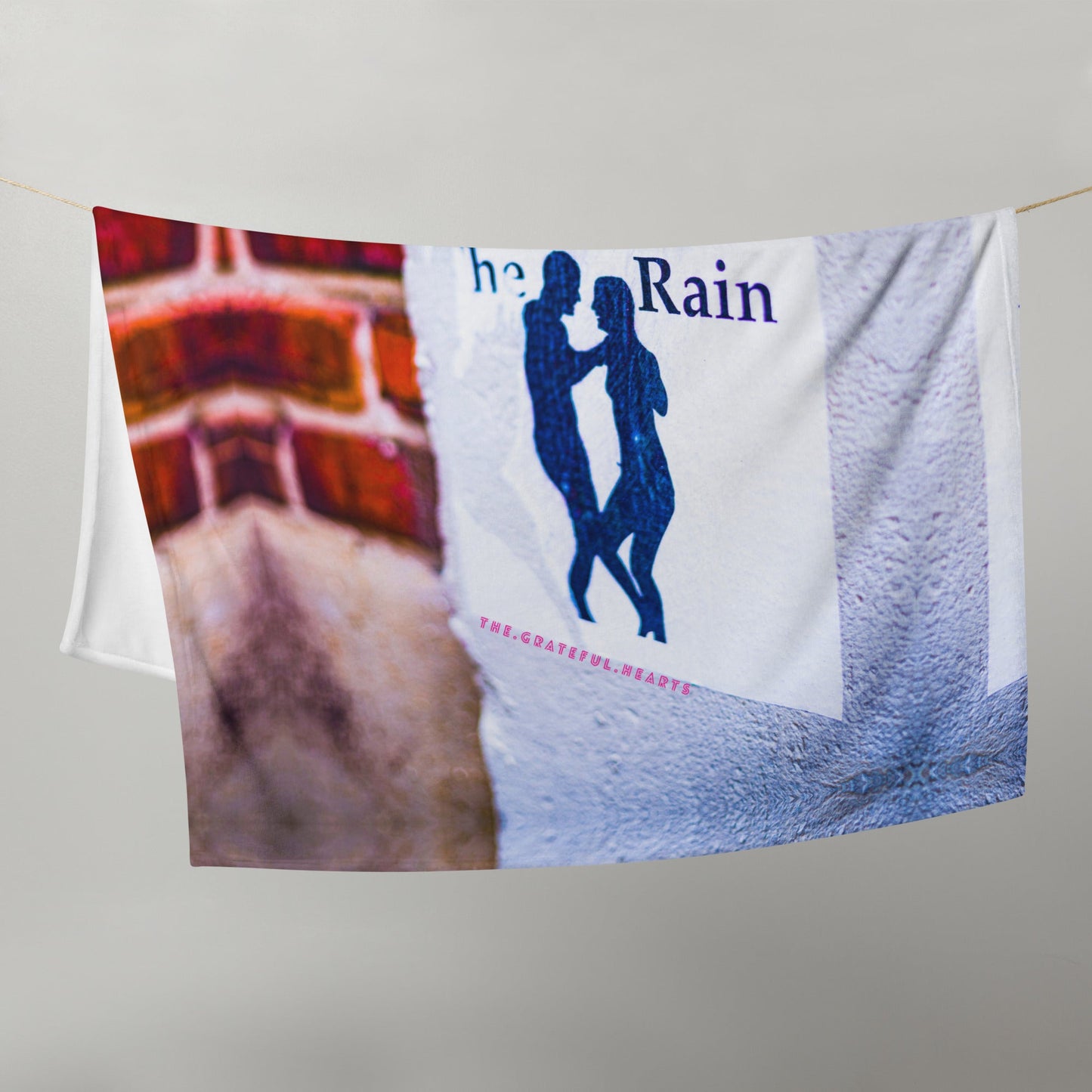 Lets Fall In Love And Dance In The Rain Throw Blanket - The Grateful Hearts