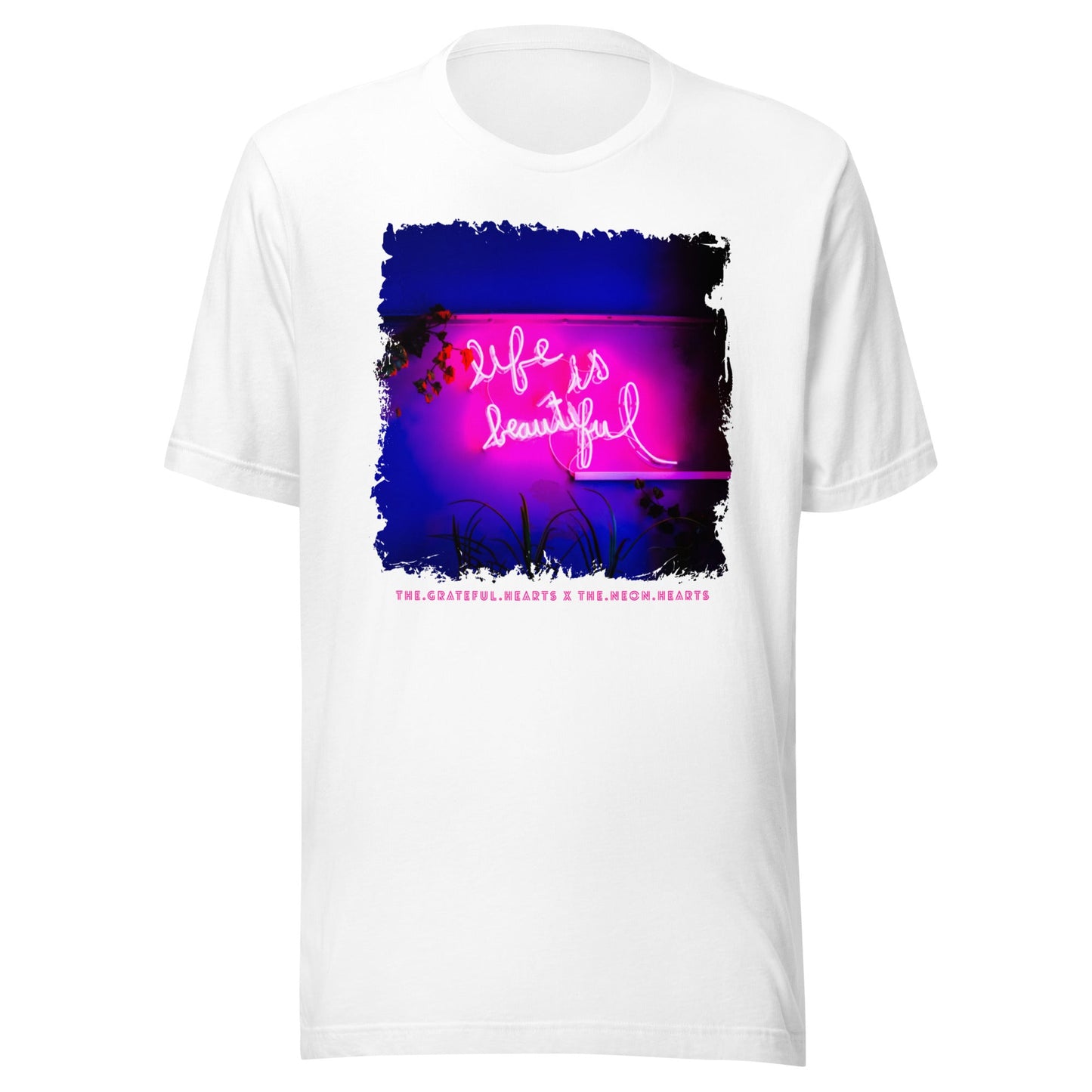 Life is Beautiful ❤️ - Unisex Crew Neck t-shirt (Available in Various Colors 💖💙💜) - The Grateful Hearts