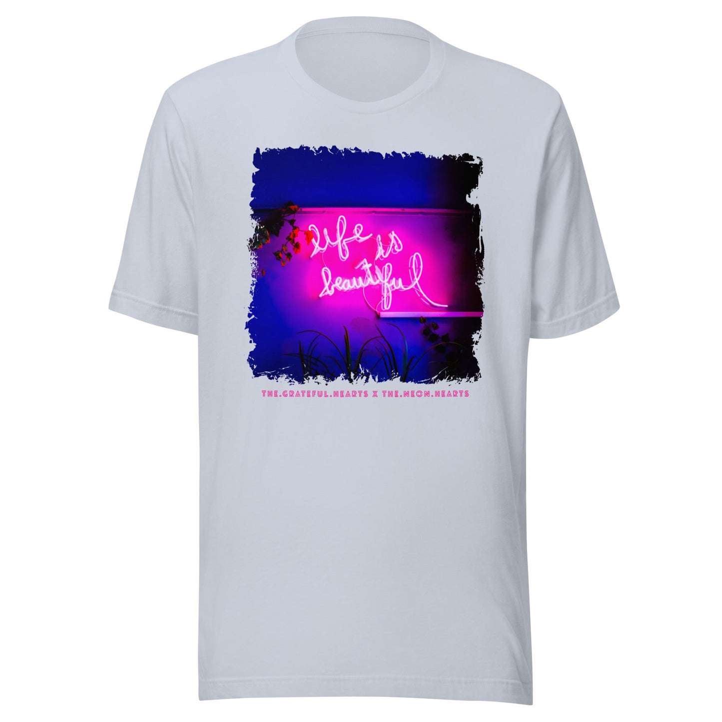 Life is Beautiful ❤️ - Unisex Crew Neck t-shirt (Available in Various Colors 💖💙💜) - The Grateful Hearts