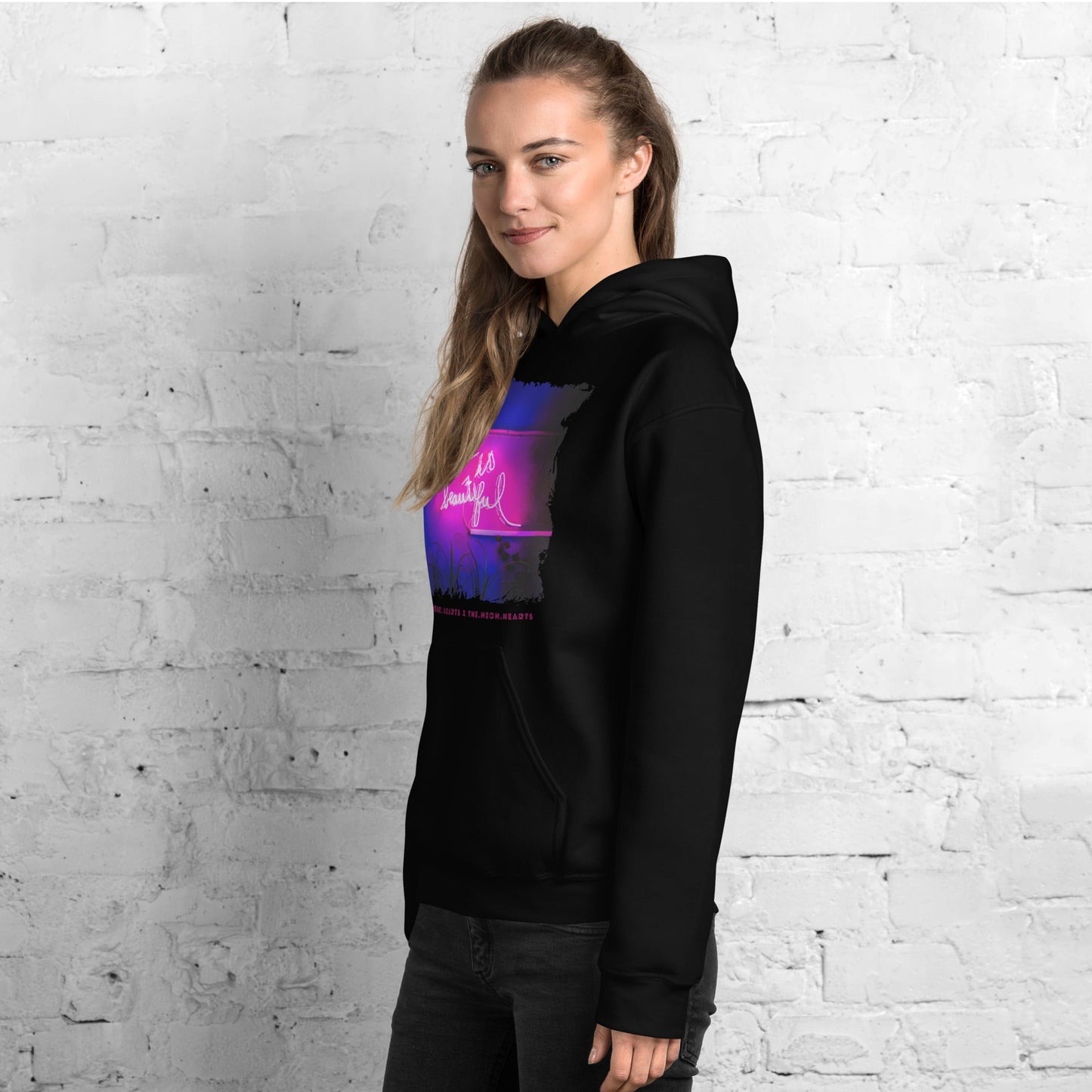 Life is Beautiful 💖 - Unisex Heavy Blend Hoodie (Available in Various Colors ❤️💙💜) - The Grateful Hearts