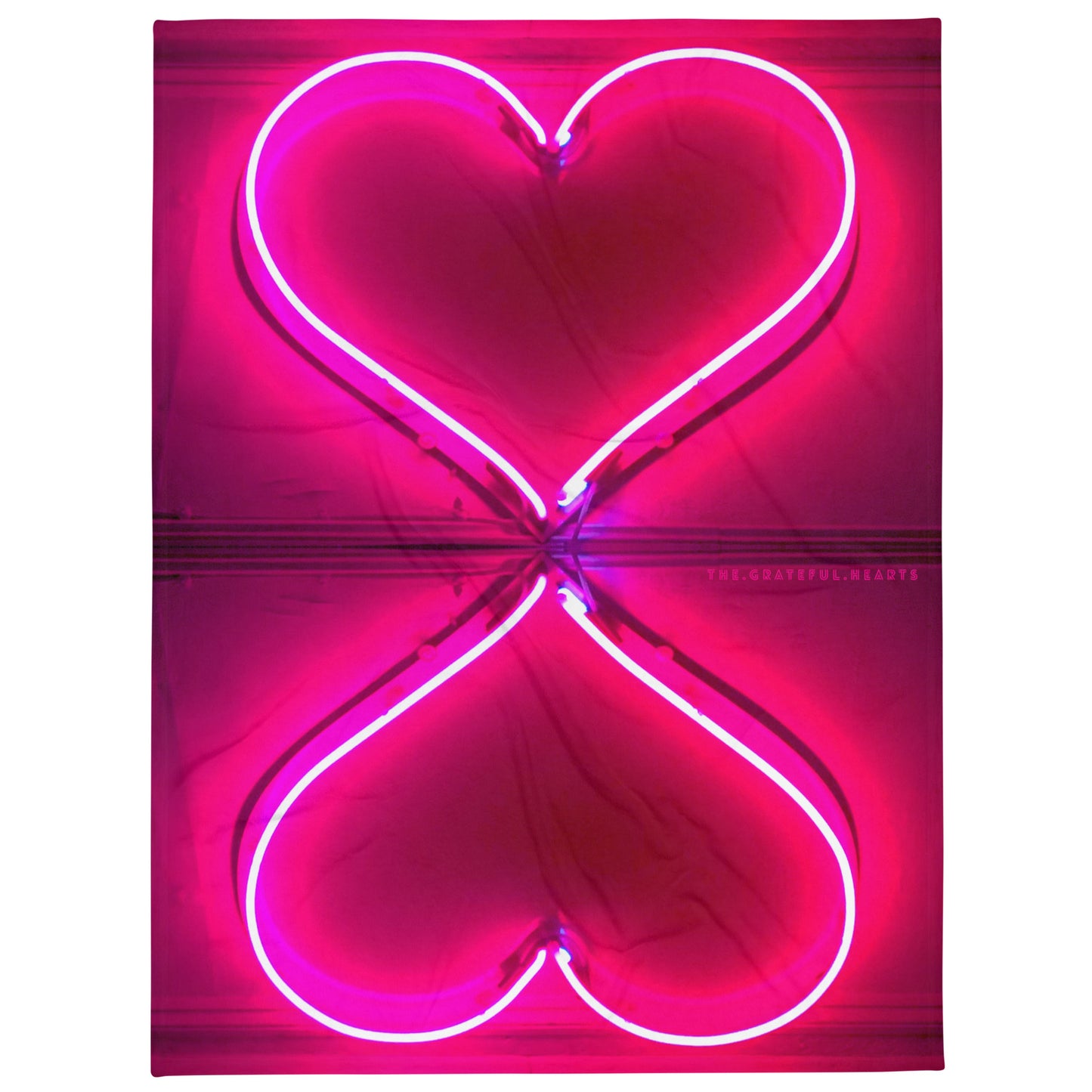 Neon Heart ❤️ Throw Blanket