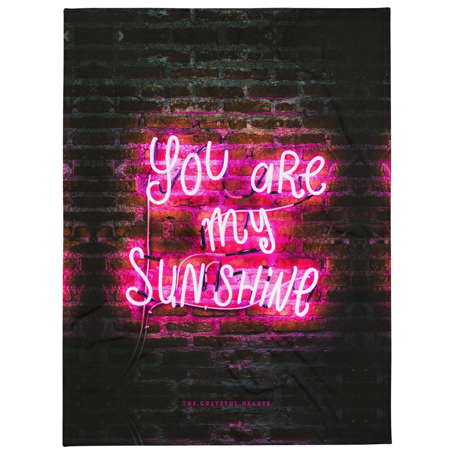 You Are My Sunshine Throw Blanket - The Grateful Hearts