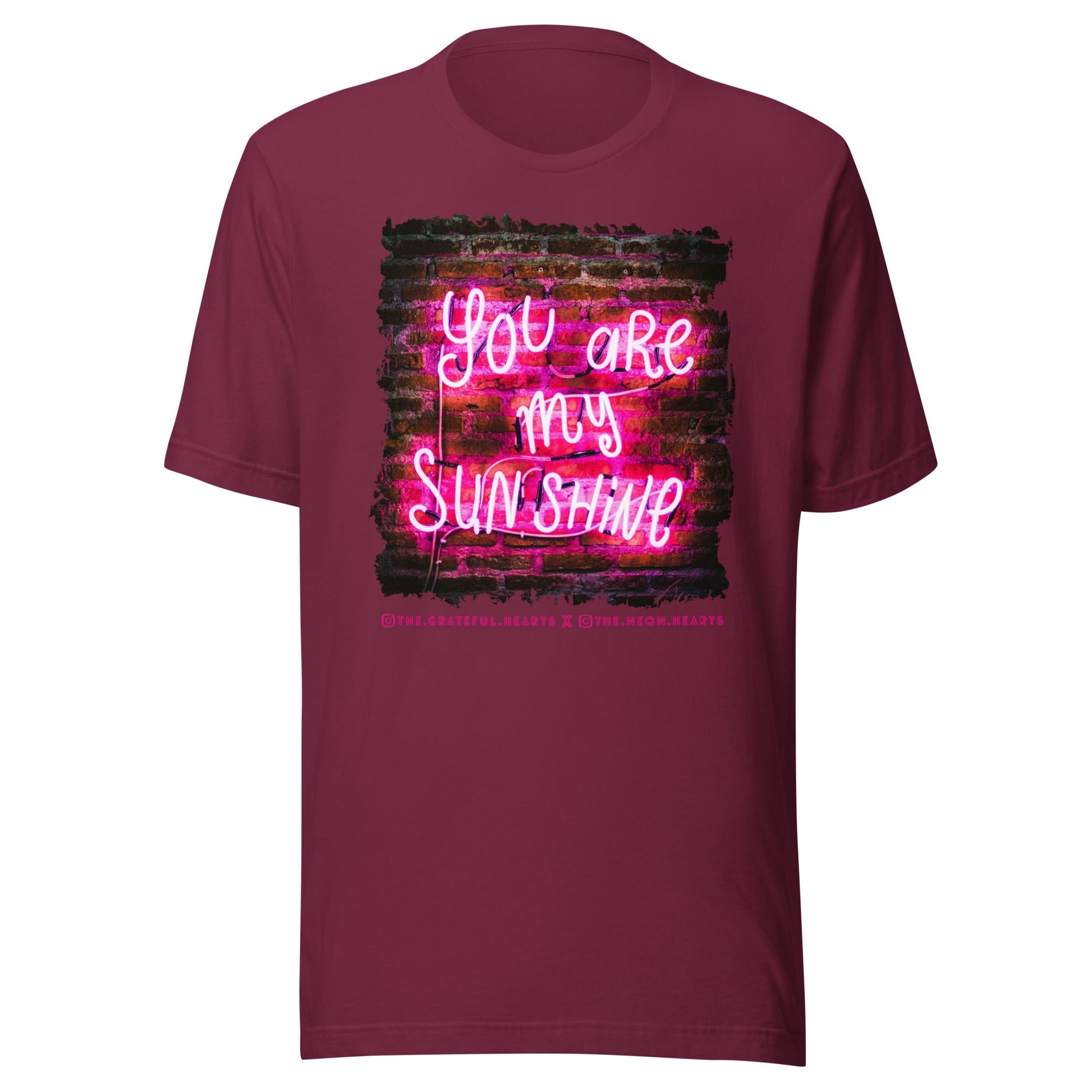 You Are My Sunshine ❤️ - Unisex Crew Neck t-shirt (Available in Various Colors 💖💙💜) - The Grateful Hearts