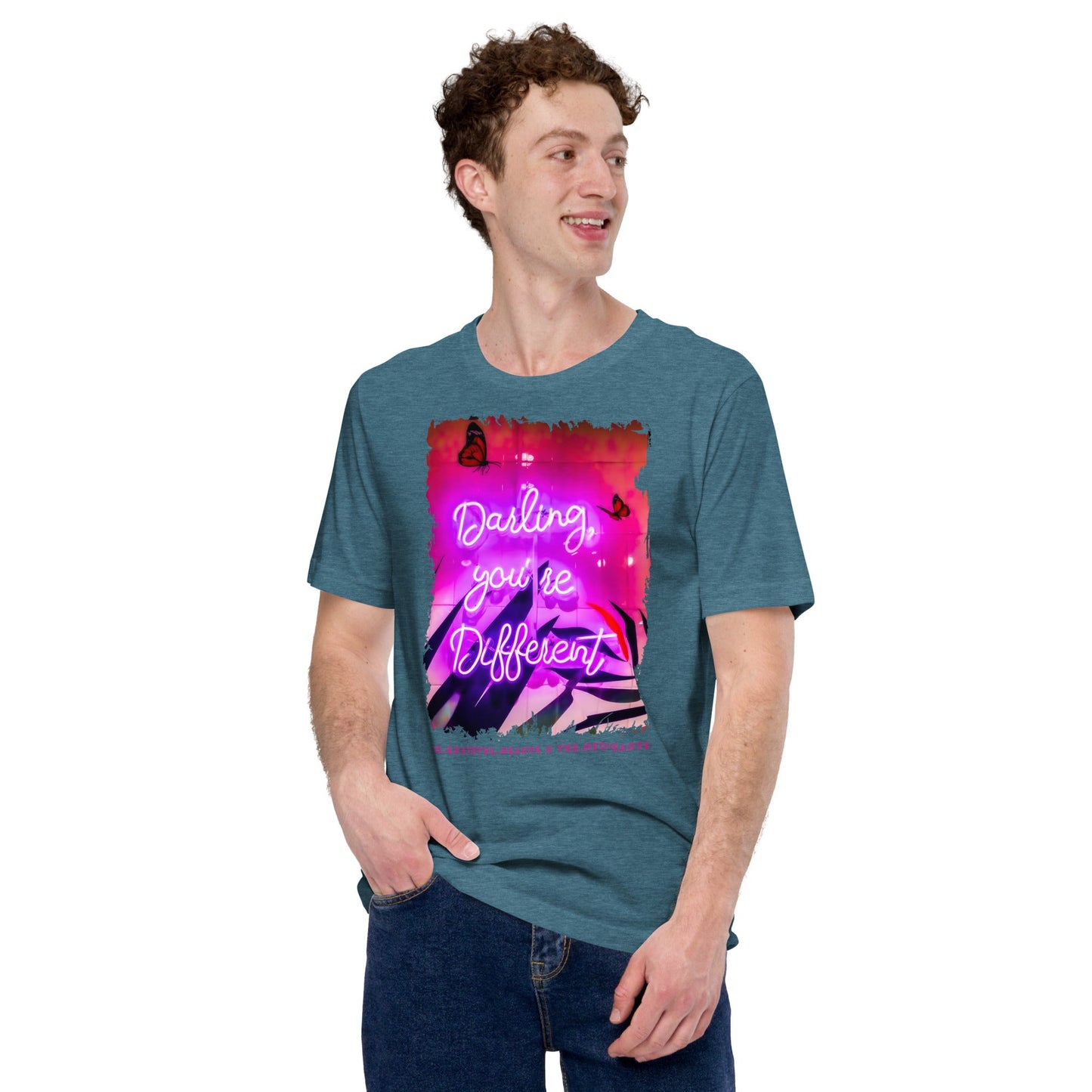 Darling You're Different ❤️ - Unisex Crew Neck t-shirt (Available in Various Colors 💖💙💜) - The Grateful Hearts