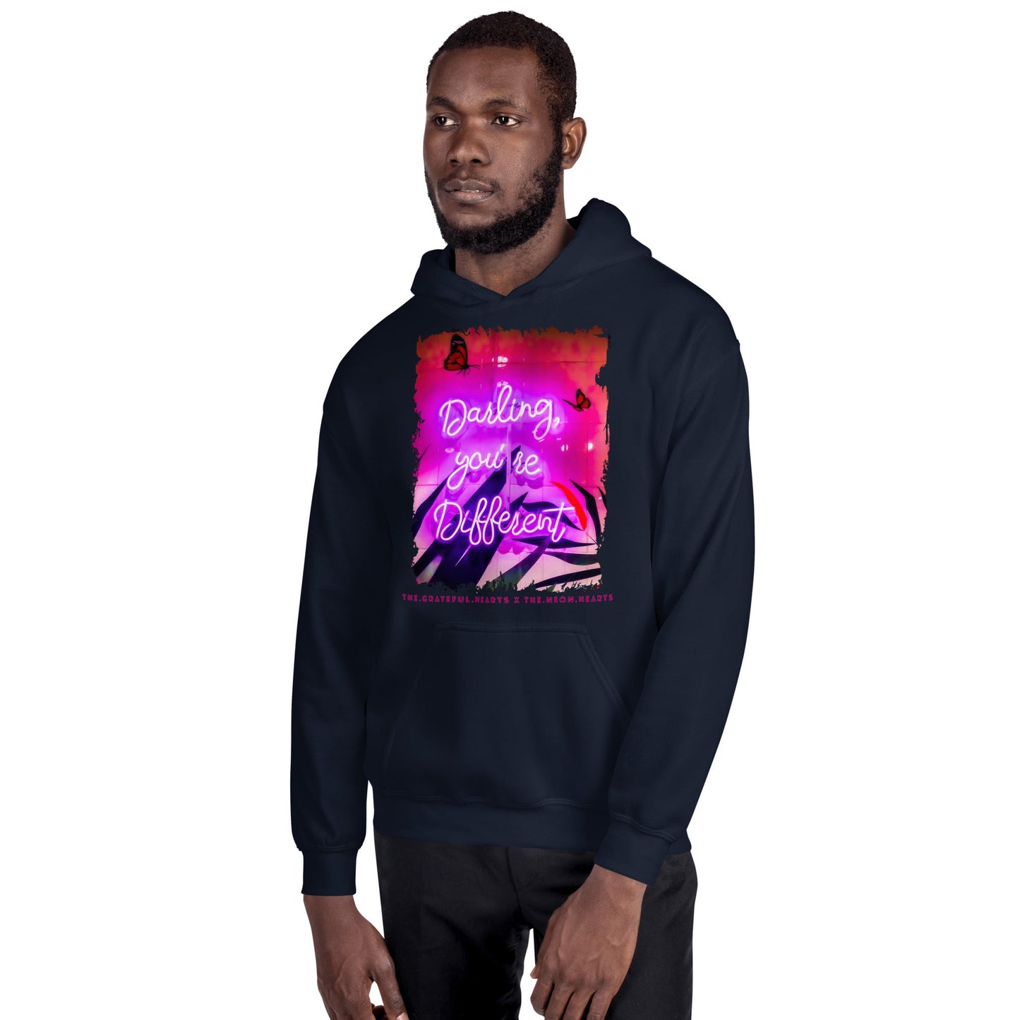 Darling You're Different ❤️ - Unisex Heavy Blend Hoodie (Available in Various Colors 💖💙💜) - The Grateful Hearts