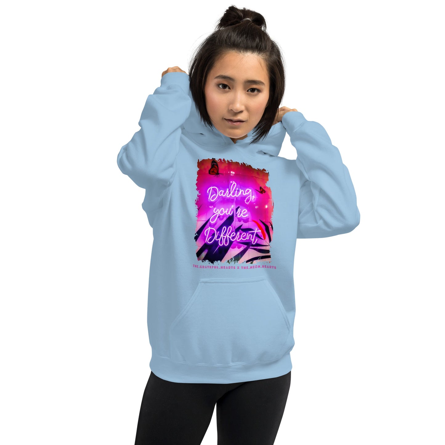 Darling You're Different ❤️ - Unisex Heavy Blend Hoodie (Available in Various Colors 💖💙💜) - The Grateful Hearts