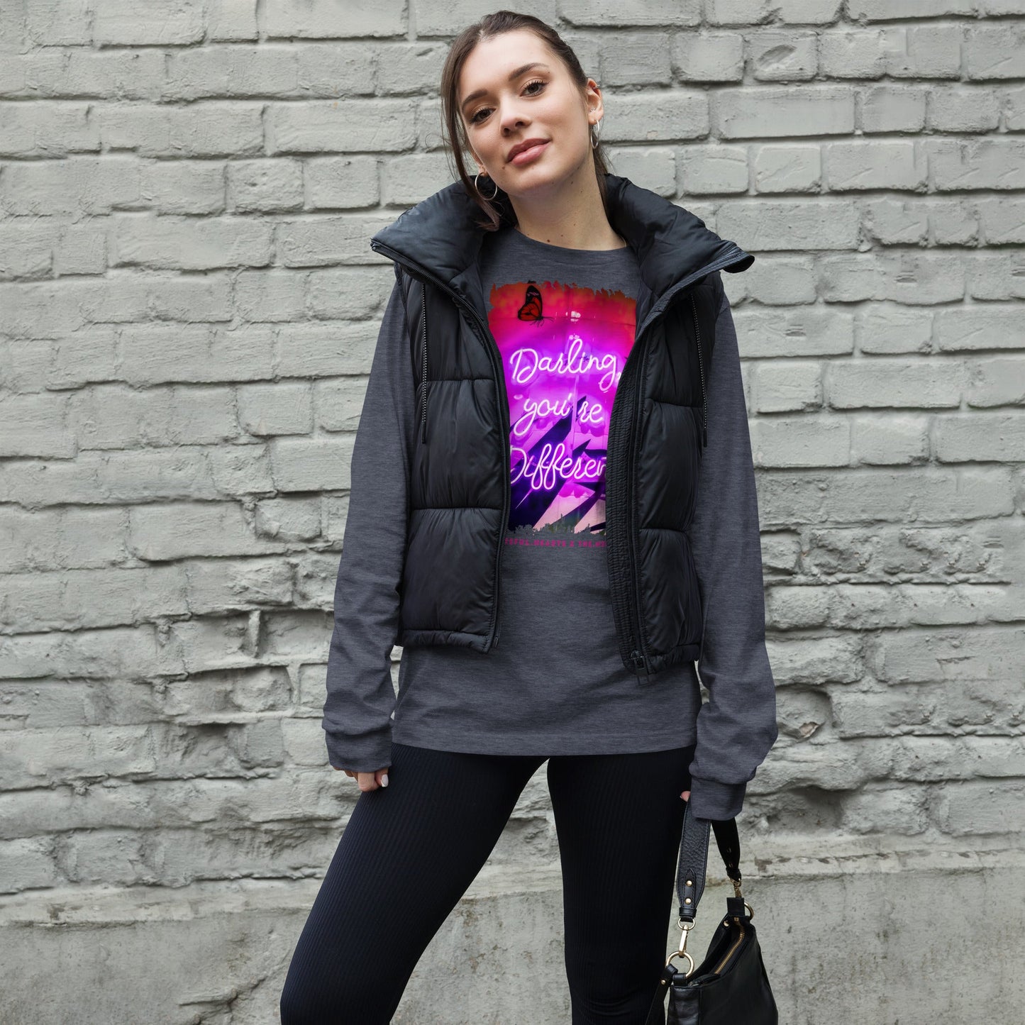 Darling You're Different ❤️ - Unisex Long Sleeve t-shirt (Available in Various Colors 💖💙💜) - The Grateful Hearts