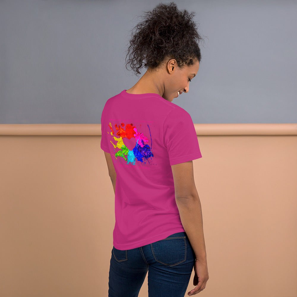 Heart Splash Unisex t-shirt - The Grateful Hearts