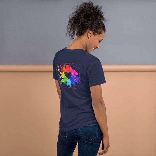 Heart Splash Unisex t-shirt - The Grateful Hearts