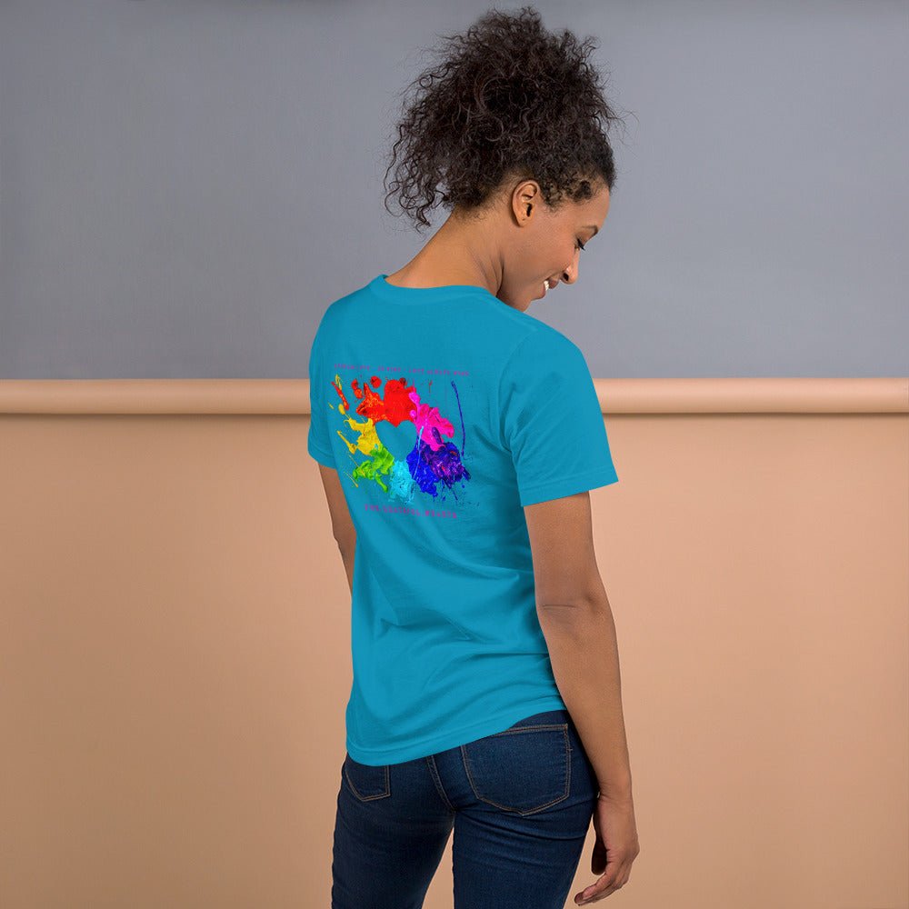Heart Splash Unisex t-shirt - The Grateful Hearts