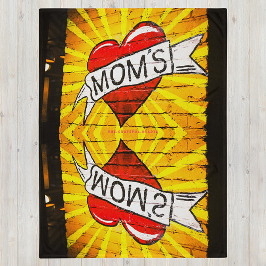 I ❤️ Mom Throw Blanket - The Grateful Hearts