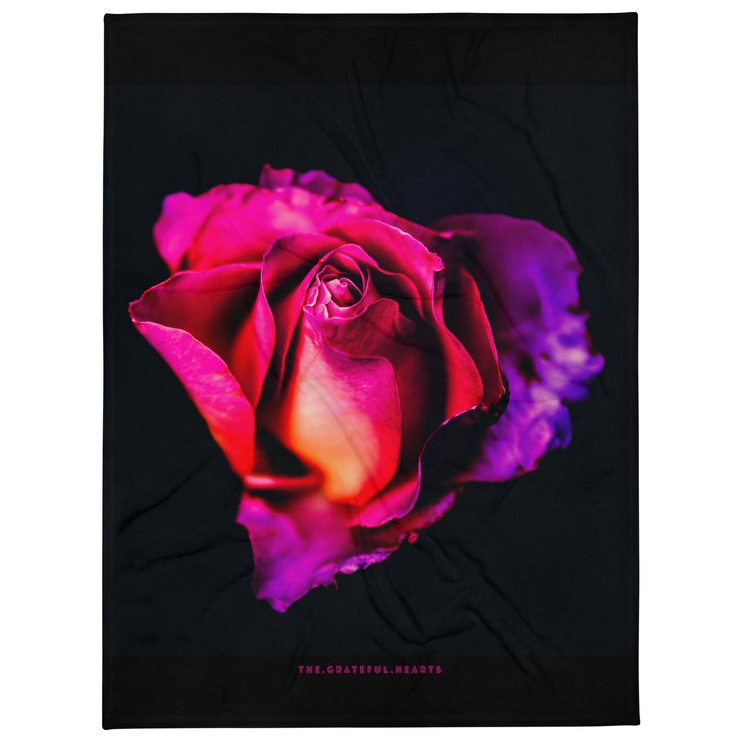 Kiss From A Rose Throw Blanket - The Grateful Hearts