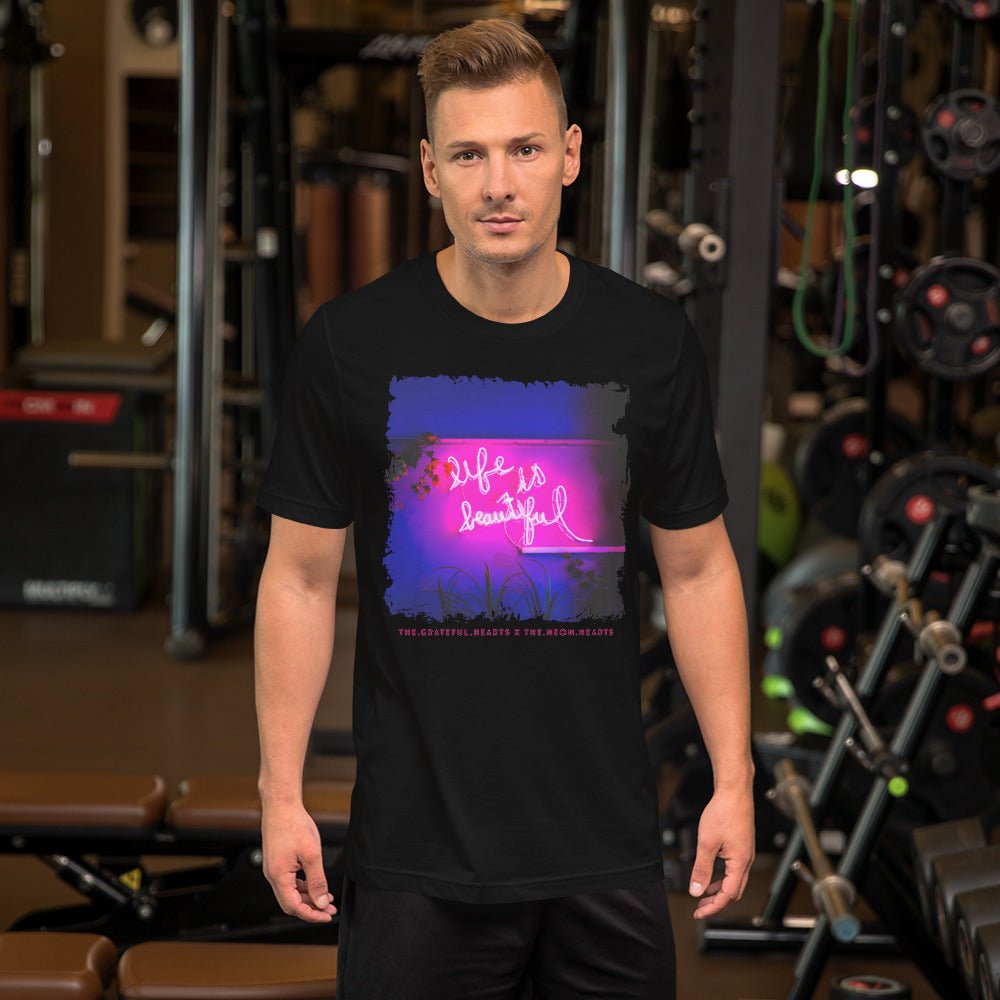 Life is Beautiful ❤️ - Unisex Crew Neck t-shirt (Available in Various Colors 💖💙💜) - The Grateful Hearts