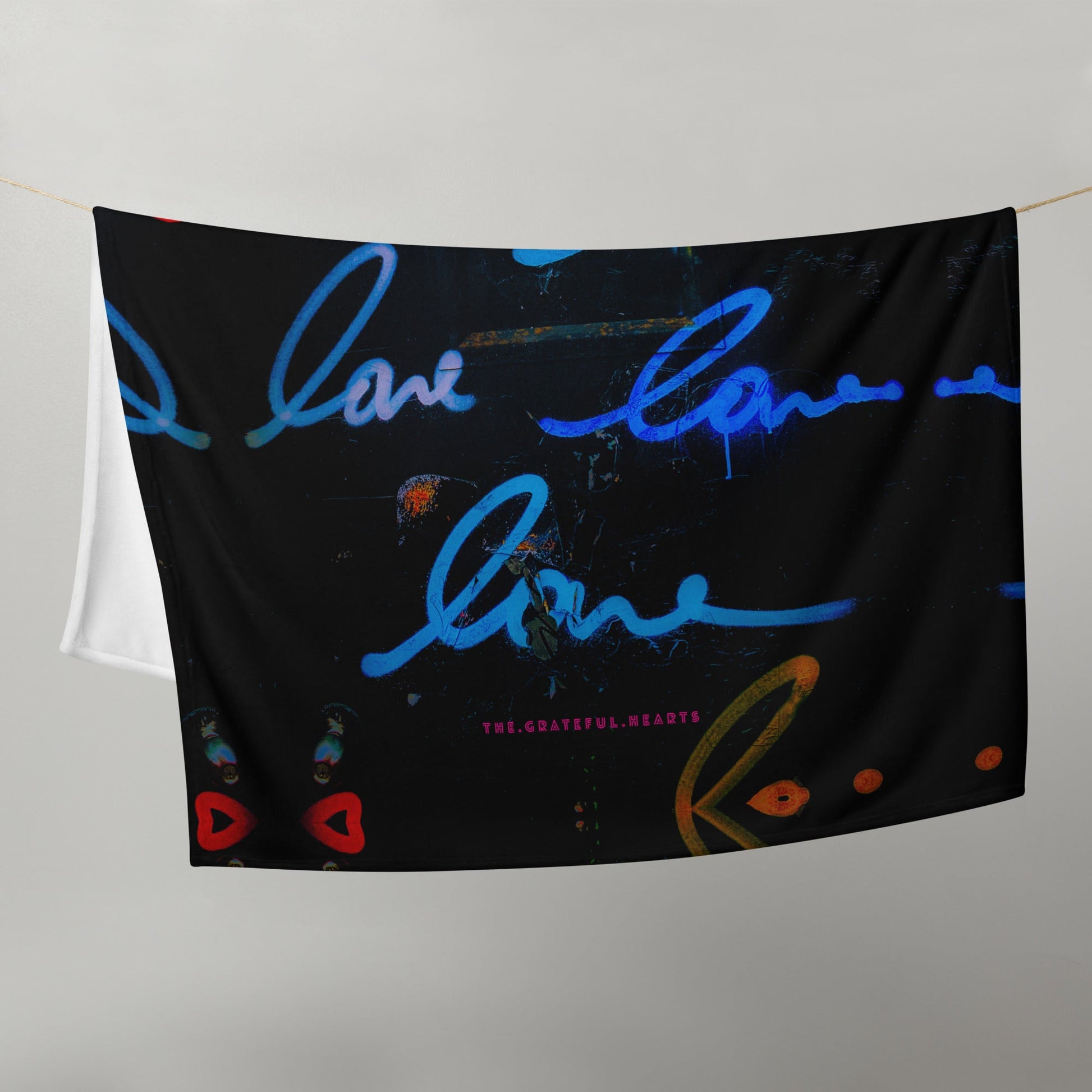 Love X Infinity Throw Blanket - The Grateful Hearts