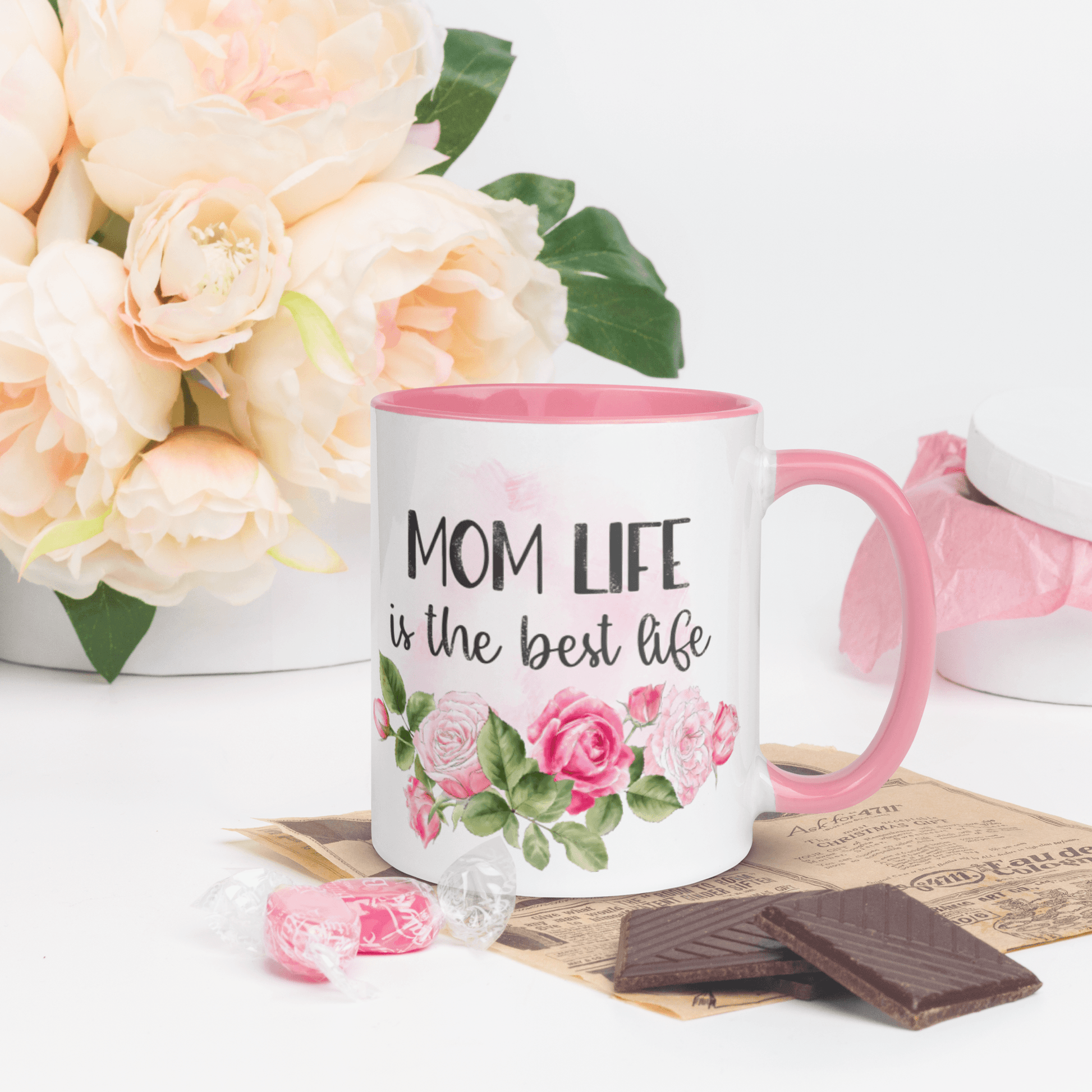 Best Mom Ever Wildflower Photo Mother's Day Mug