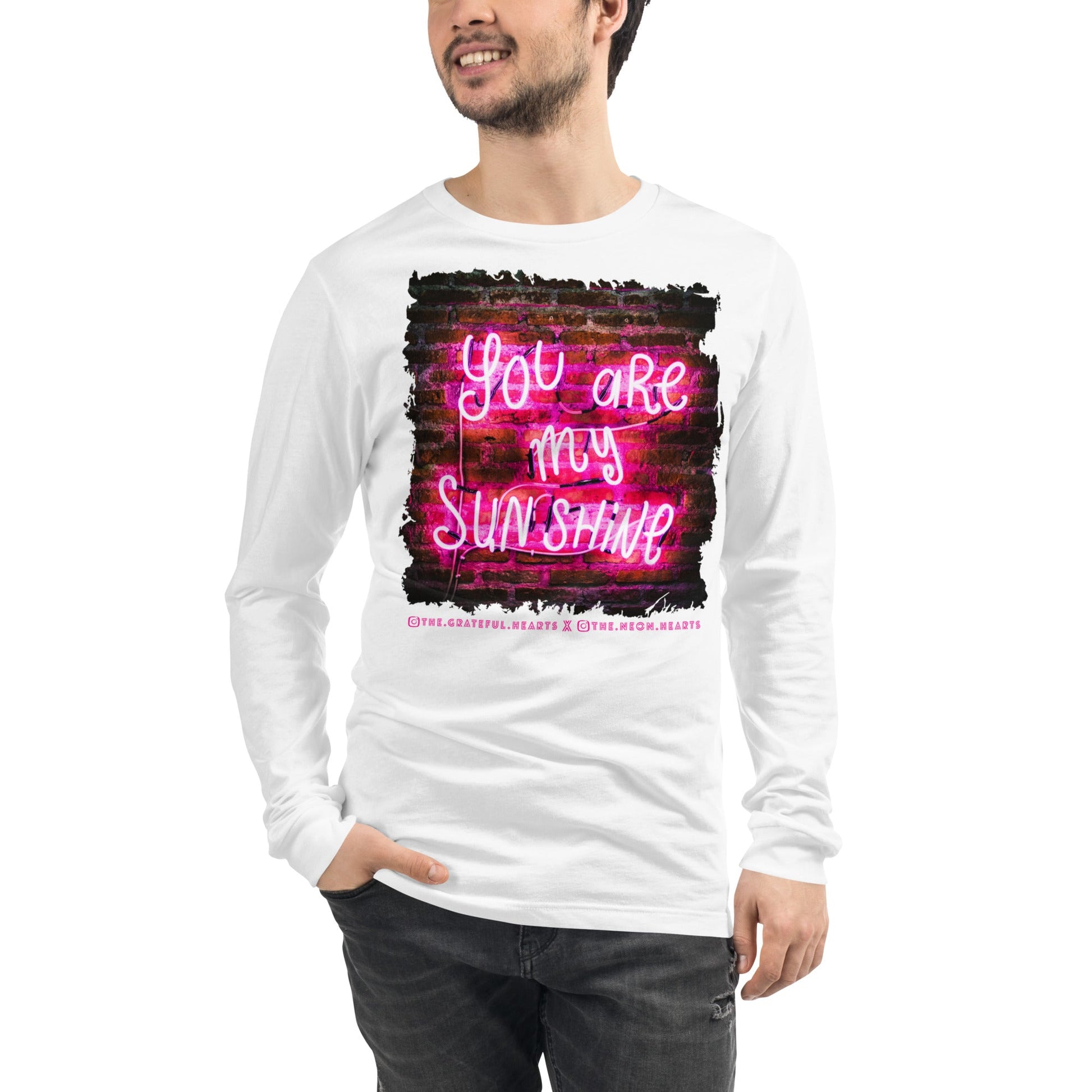 You Are My Sunshine ❤️ - Unisex Long Sleeve t-shirt (Available in Various Colors 💖💙💜) - The Grateful Hearts